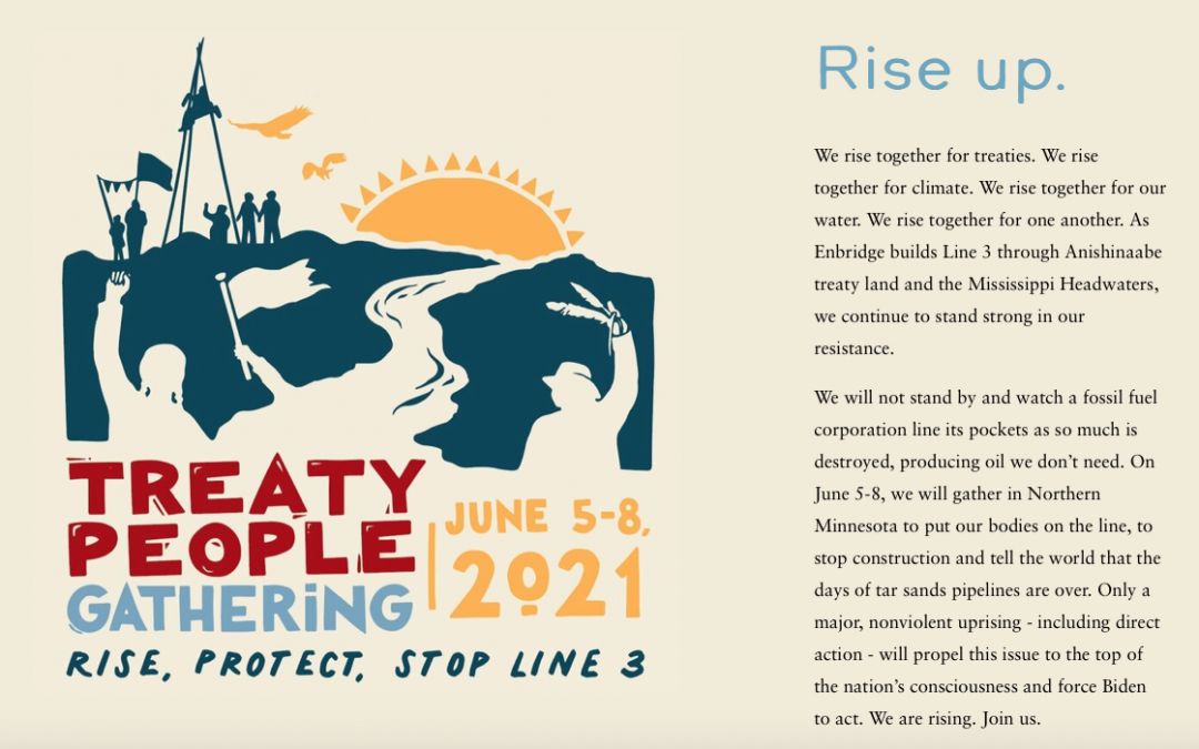 Standing Against Enbridge Line 3: The Treaty People Gathering