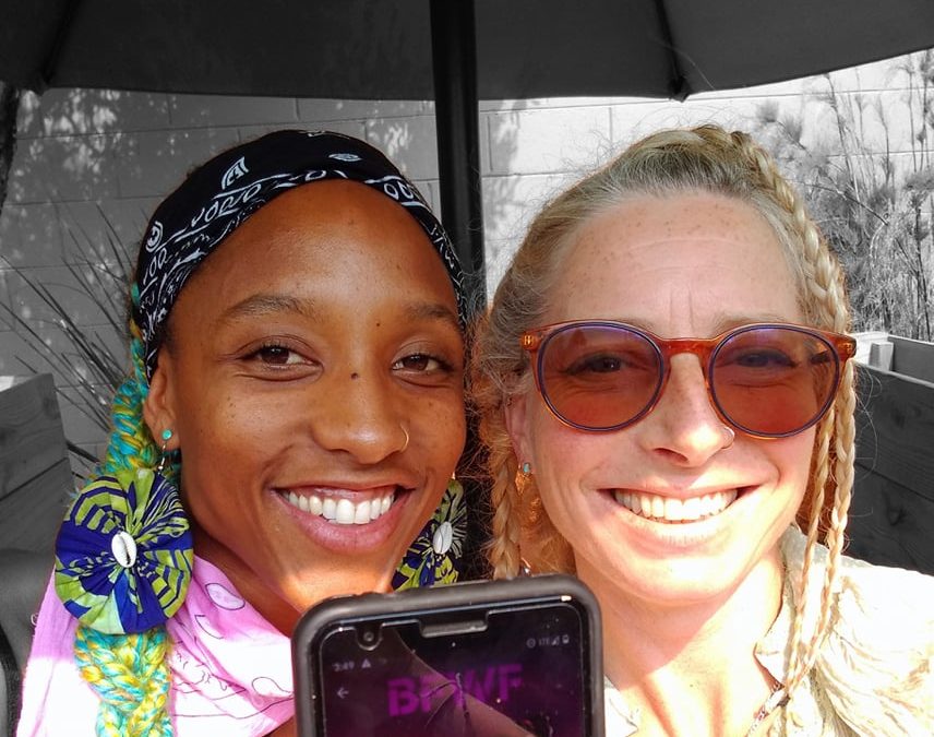 Mak Nova with Lucille Tee