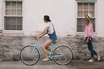 Mari Lynch - Biking On Sidewalks