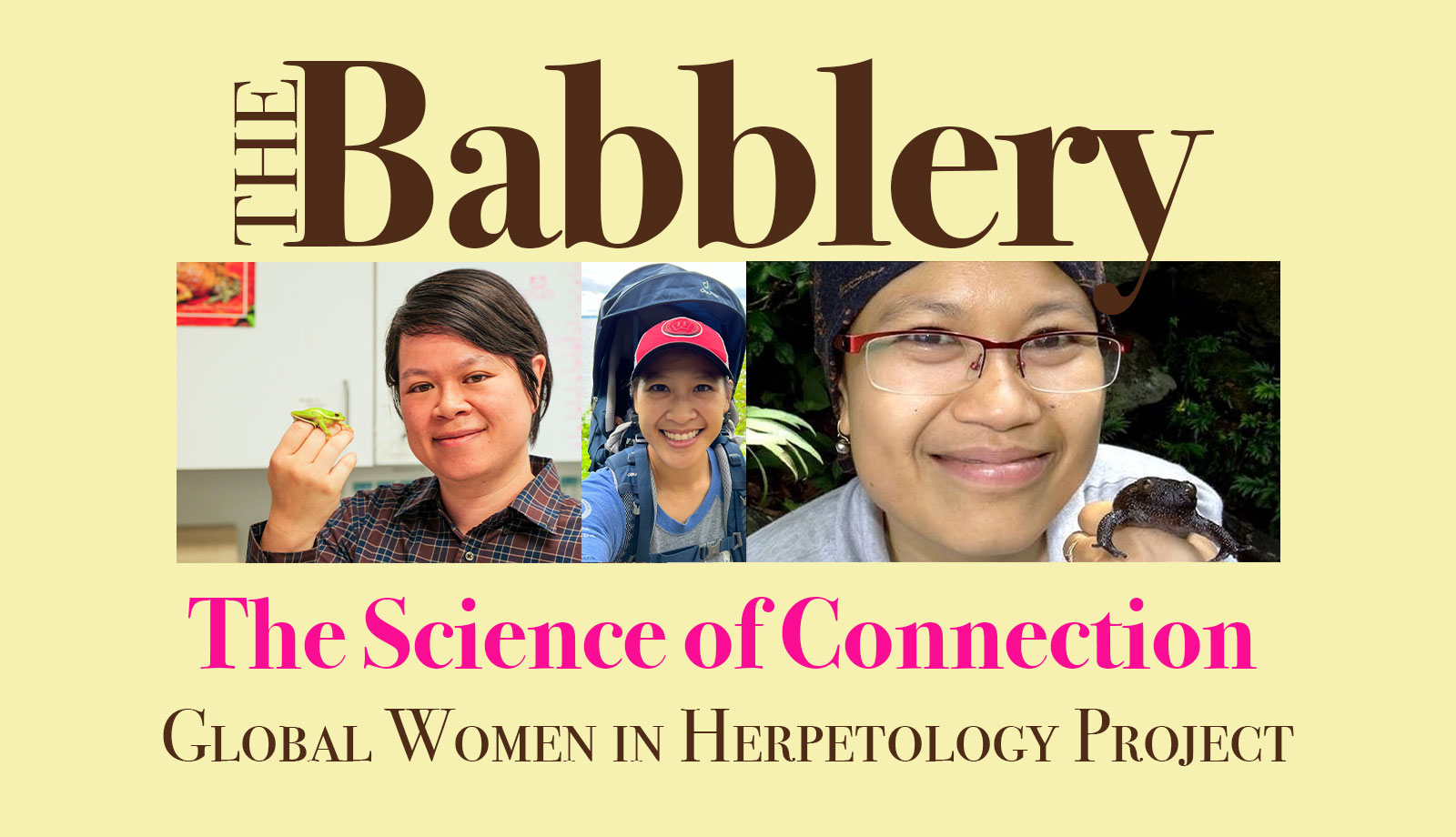 Image for display with article titled Women herpetologists connect to tell their stories