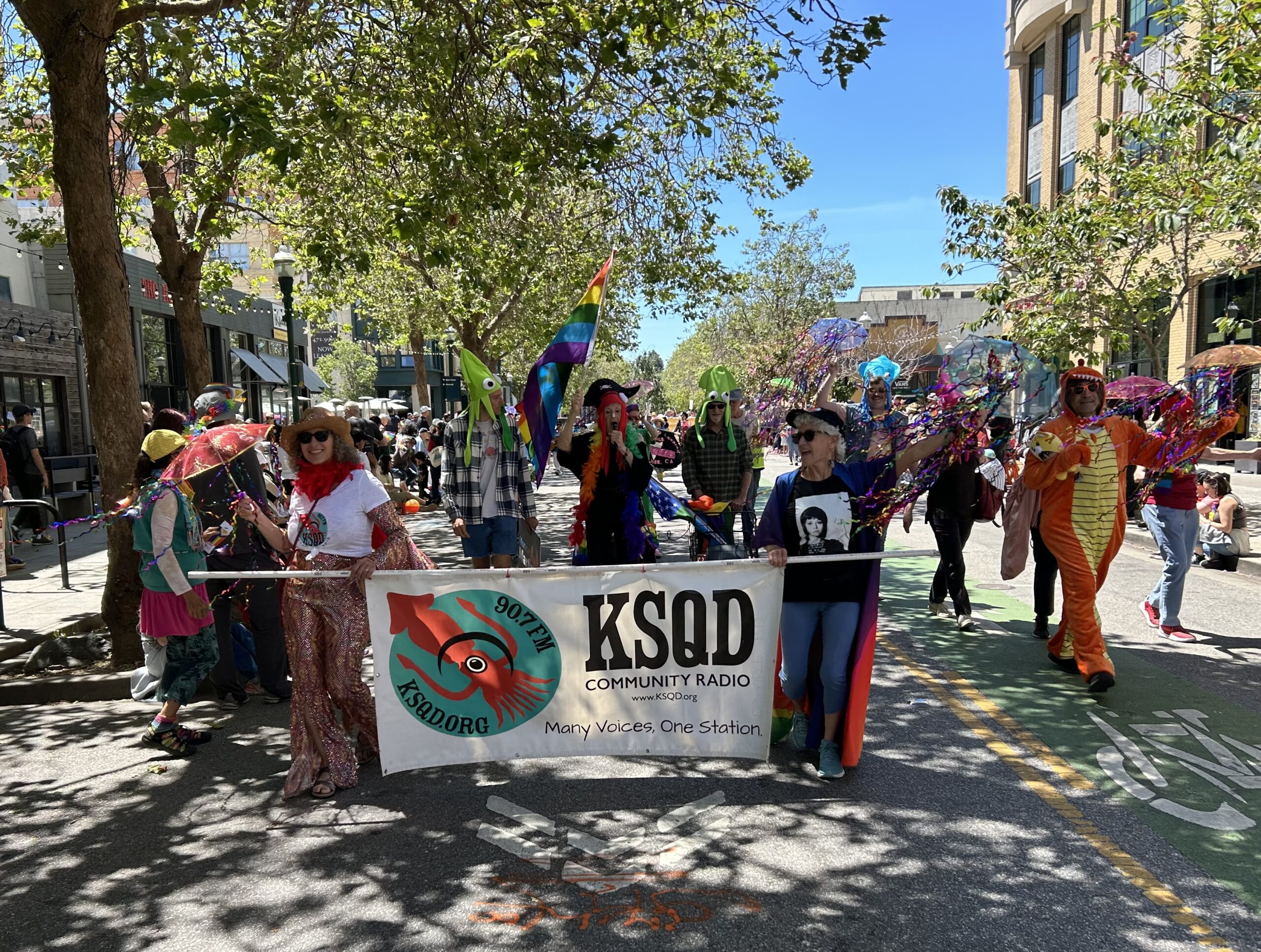 Image for display with article titled Talk of the Bay: KSQD Celebrates With Santa Cruz Pride!