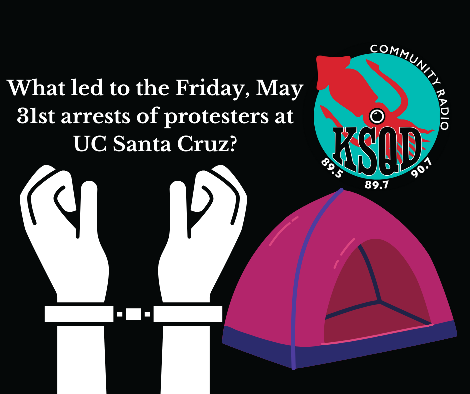 Image for display with article titled UCSC’s Encampment, Arrests and Workers Strike – Talk of the Bay