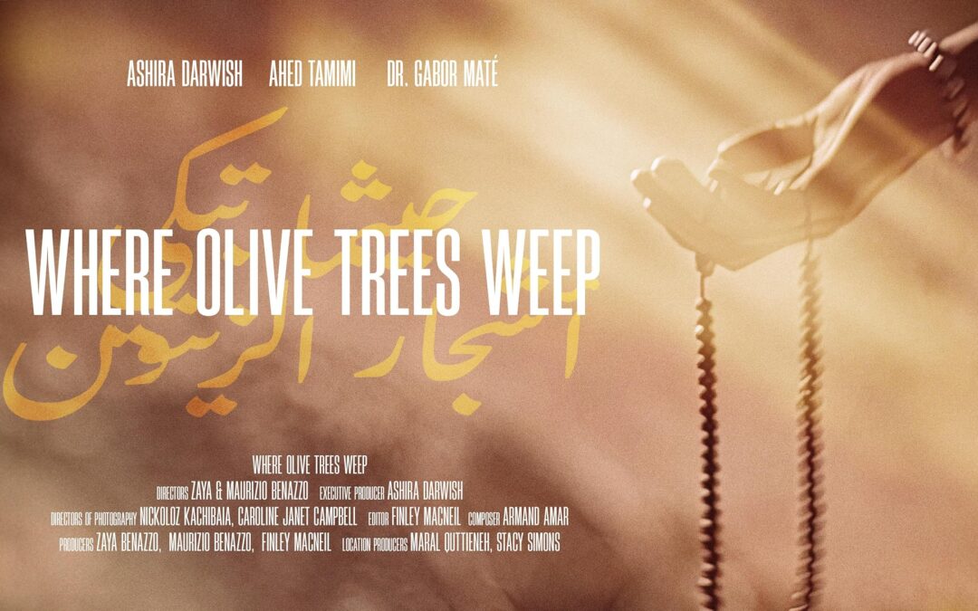 Palestinian Ashira Ali Darwish from the film “Where Olive Trees Weep”