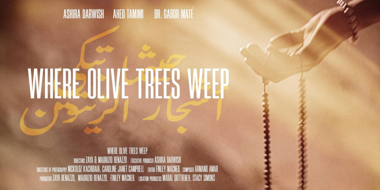 Palestinian Ashira Ali Darwish from the film “Where Olive Trees Weep"