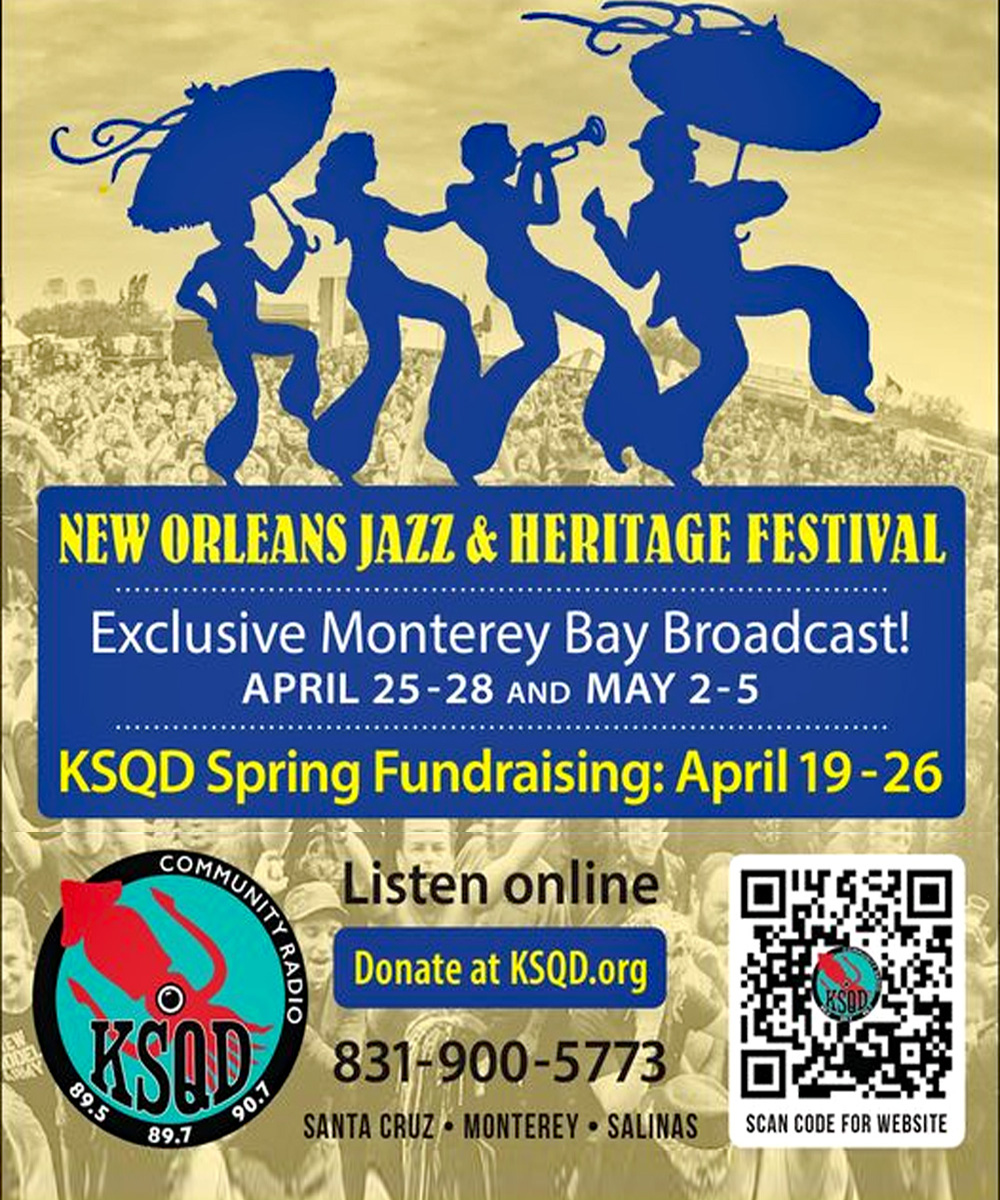New Orleans Jazz Festival on KSQD!