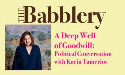 A Deep Well of Goodwill: Political Conversation with Karin Tamerius