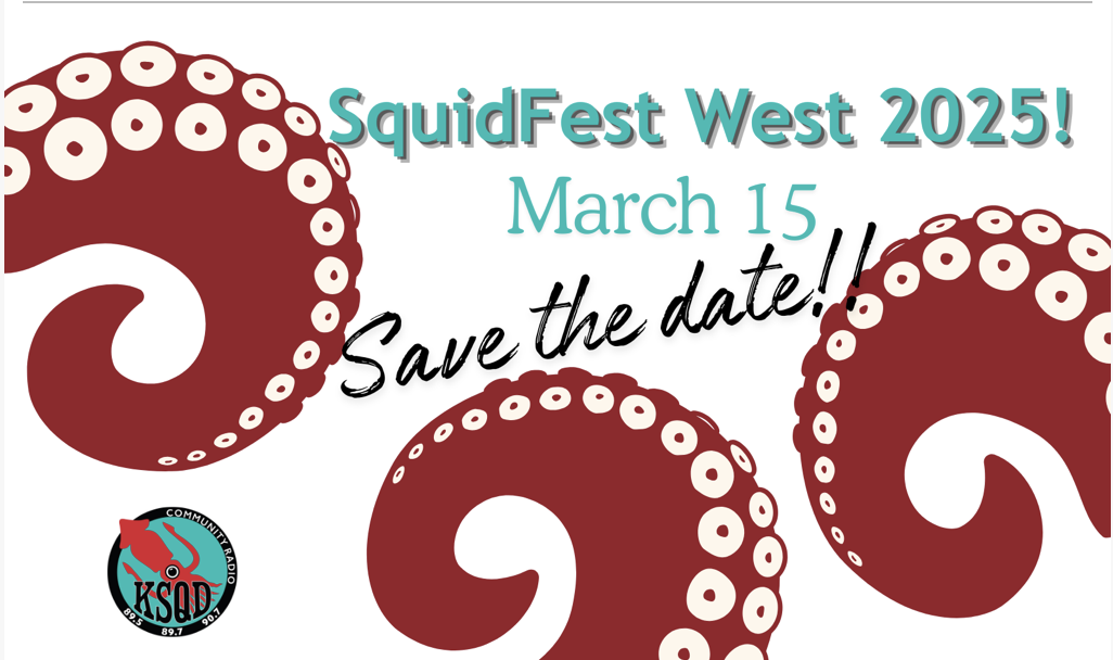 SQUID FEST WEST Scheduled March 15, 2025