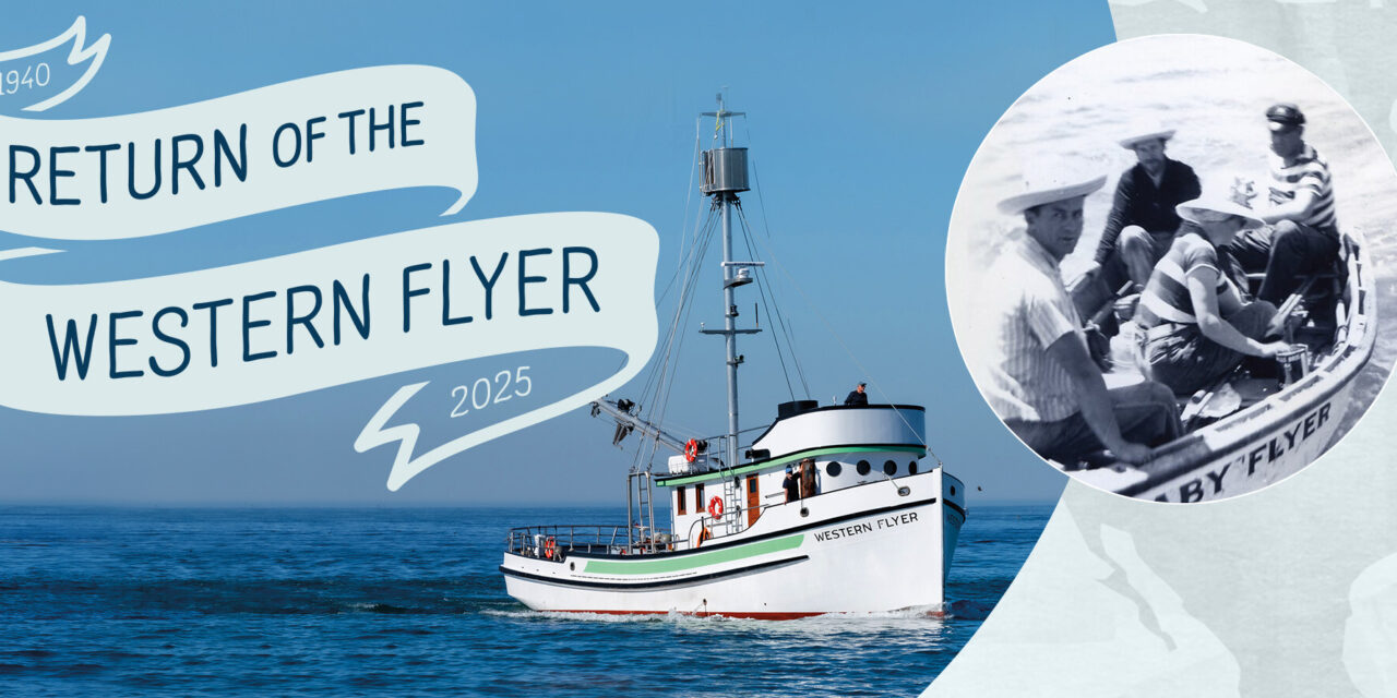 Sherry Flumerfelt and Captain Paul Tate share stories from the return of the Western Flyer to the Sea of Cortez, 85 years on