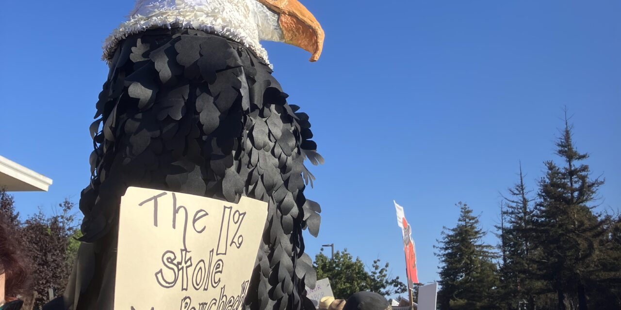 Labor Day Protest in Santa Cruz