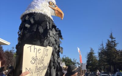 Labor Day Protest in Santa Cruz