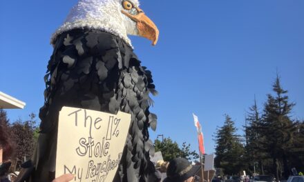 Labor Day Protest in Santa Cruz