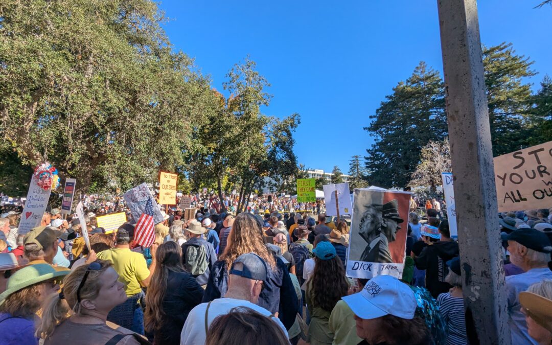 Doing Democracy in Santa Cruz at the No Kings Rally