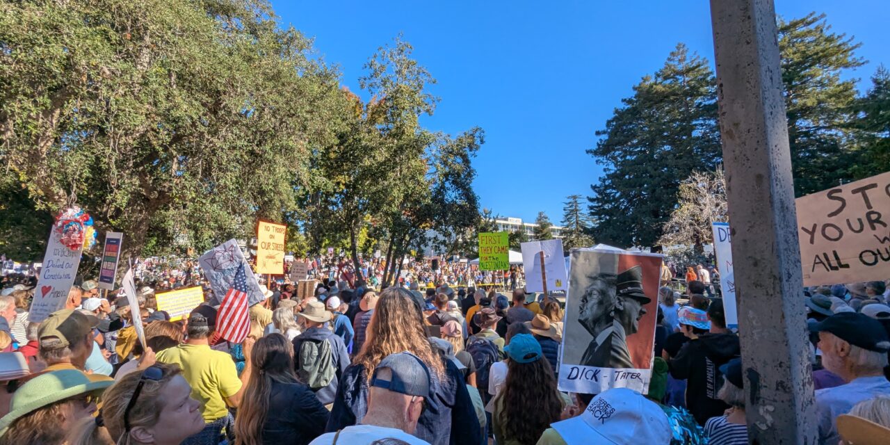 Doing Democracy in Santa Cruz at the No Kings Rally