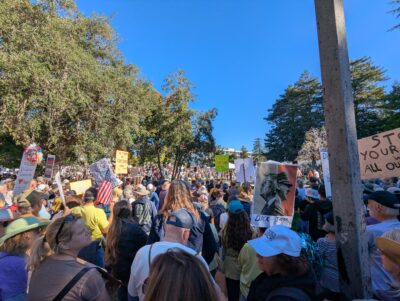 Doing Democracy in Santa Cruz at the No Kings Rally