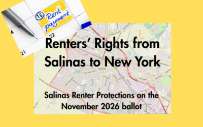 Renters Rights from Salinas to New York