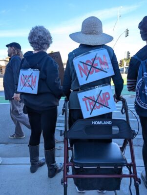 Locals speak up at ICE Out For Good rally in Santa Cruz