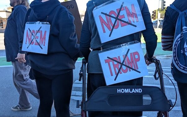 Locals speak up at ICE Out For Good rally in Santa Cruz